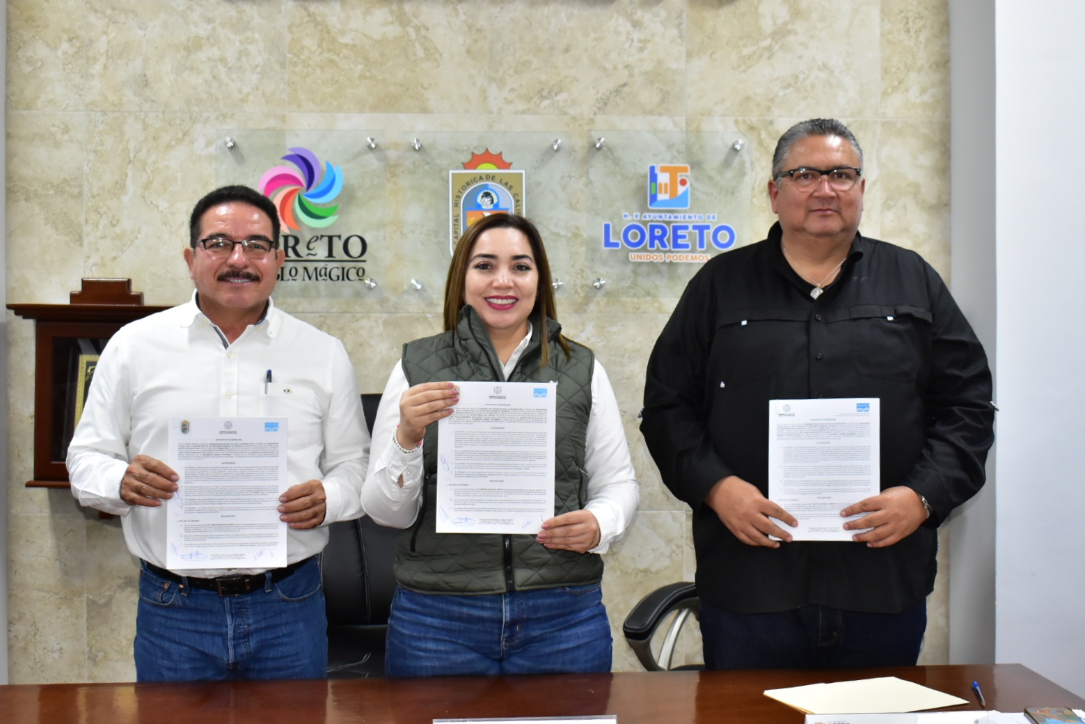 Firman FONMAR y Ayuntamiento de Loreto convenio en favor de la pesca deportiva